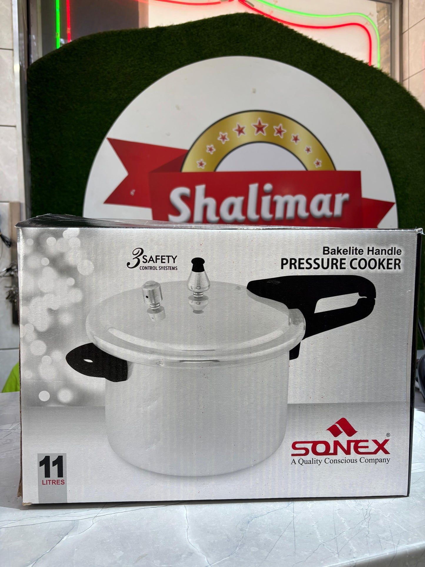 SONEX PRESSURE COOKER SIZE 11 LTRS