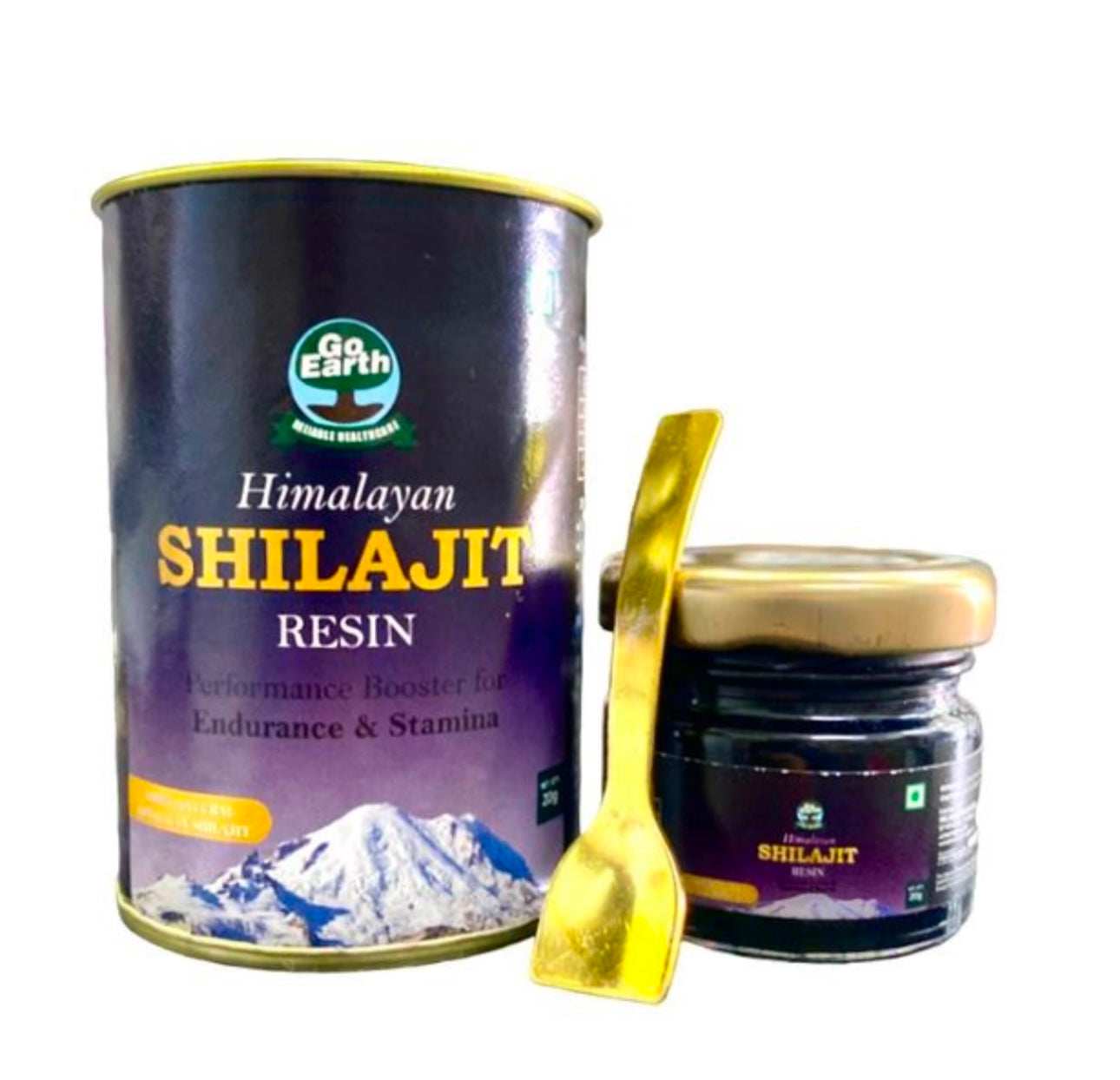 GO EARTH 100% PURE SHILAJIT RESIN 20G