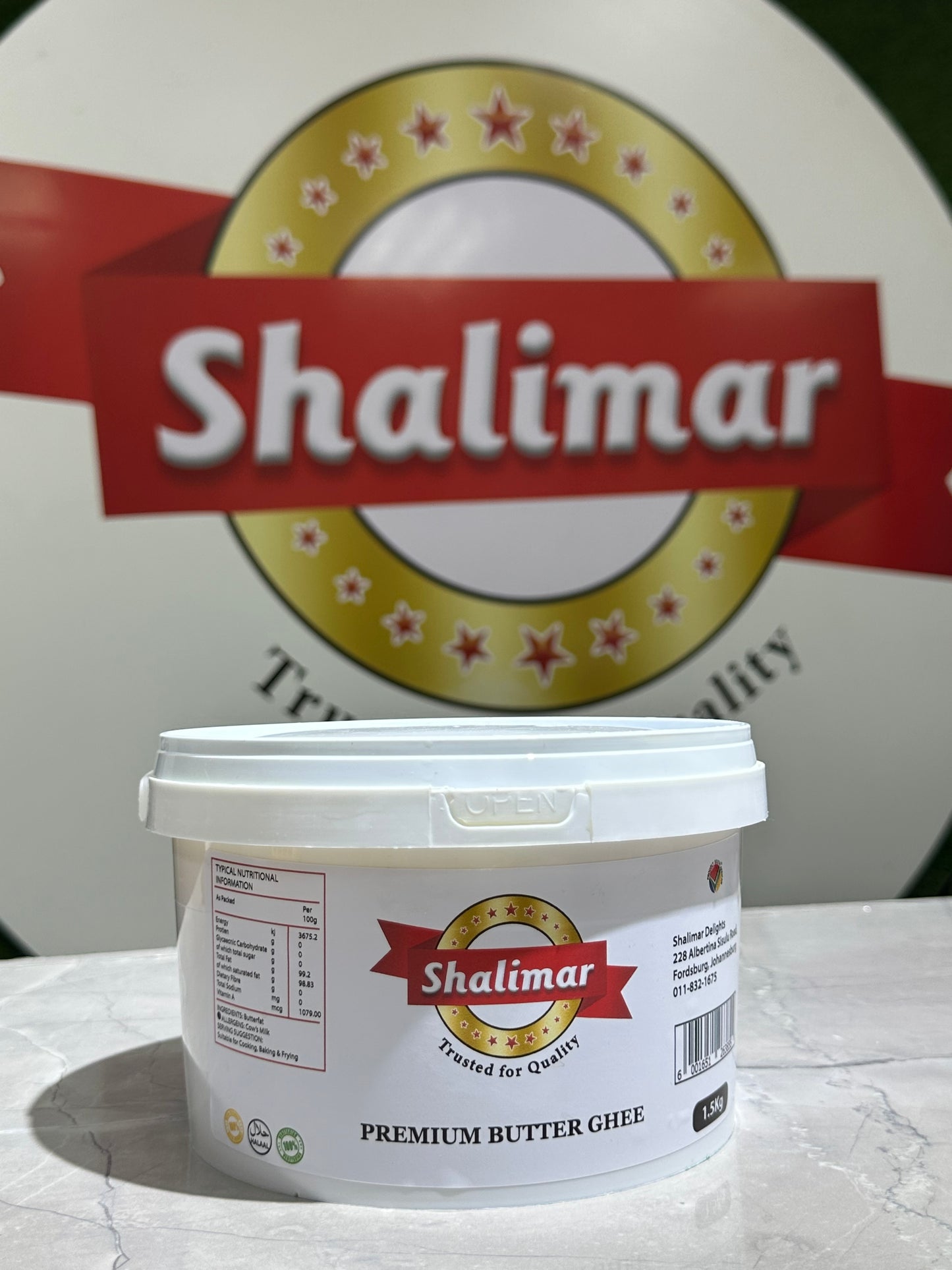 SHALIMAR PREMIUM BUTTER GHEE 1.5KG