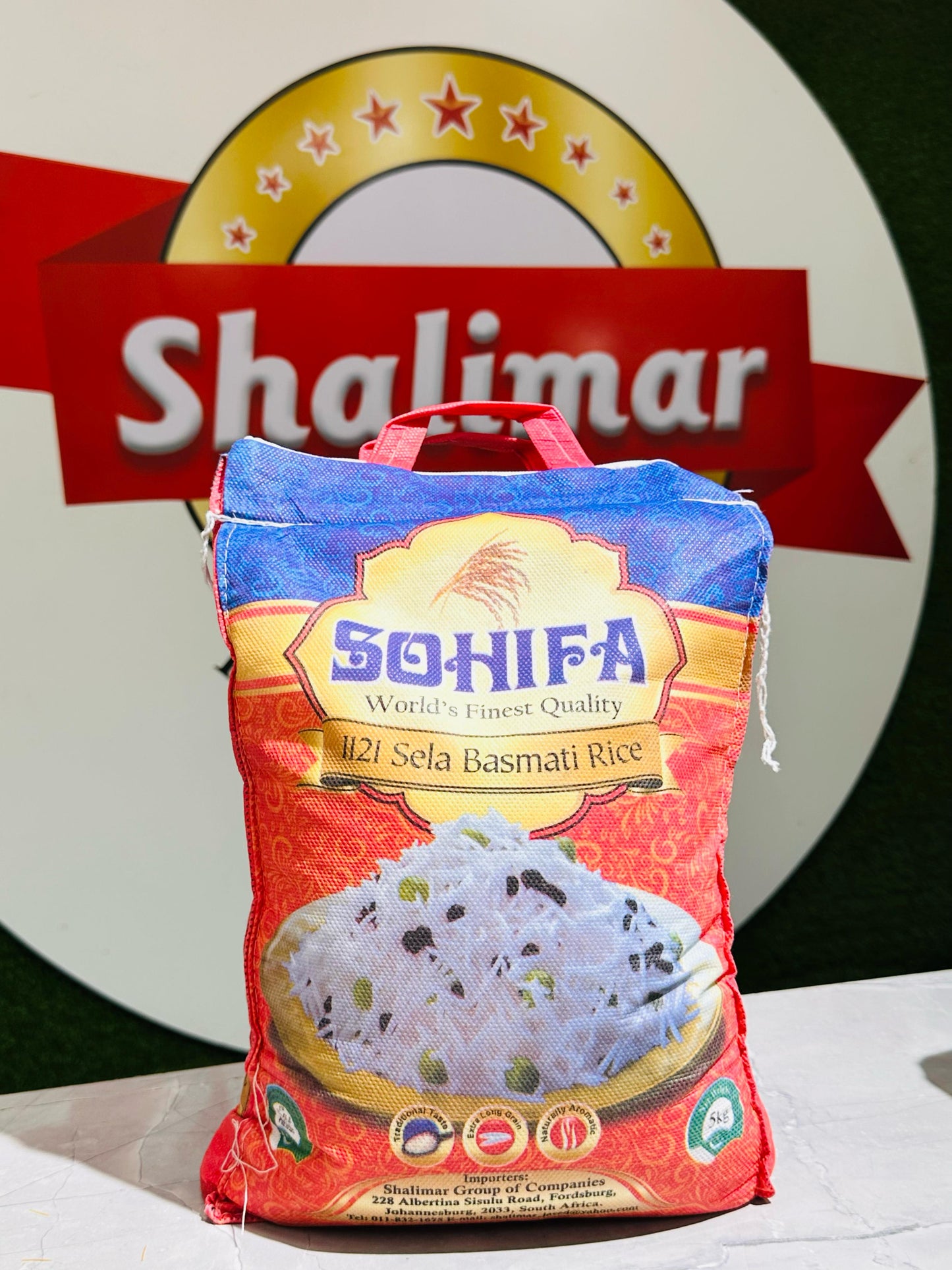 SOHIFA SELLA BASMATI EXTRA LONG GRAIN 5KG
