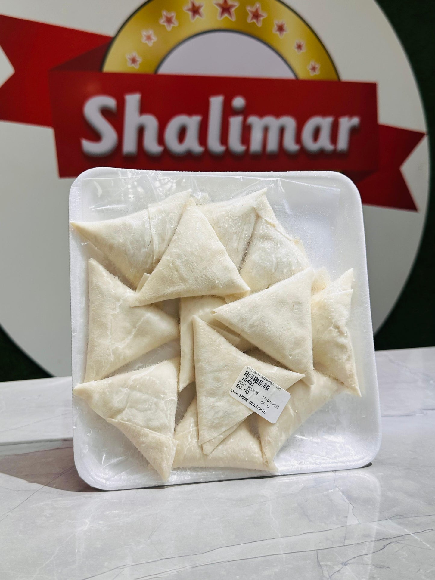 CHICKEN SAMOOSA ( FROZEN ) 12 Pcs