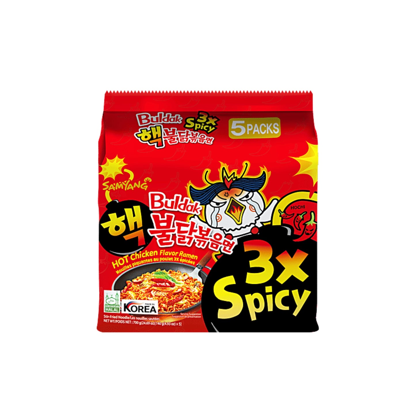 SAMYANG BULDAK KOREAN NOODLES 5 PACK