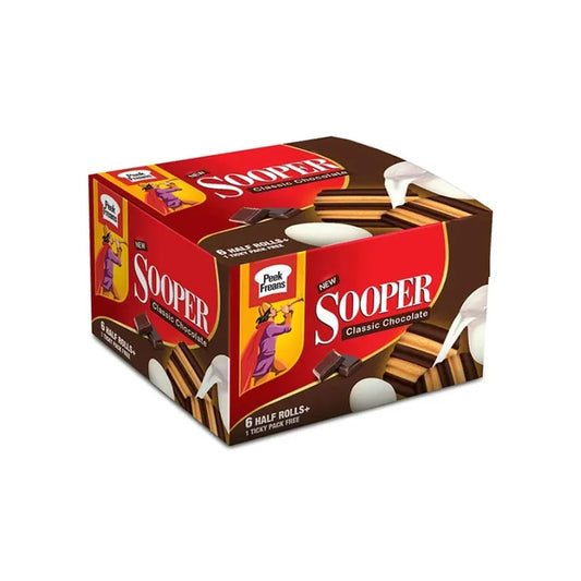 PEEK FREANS SOOPER CHOCOLATE HALF ROLL PACK